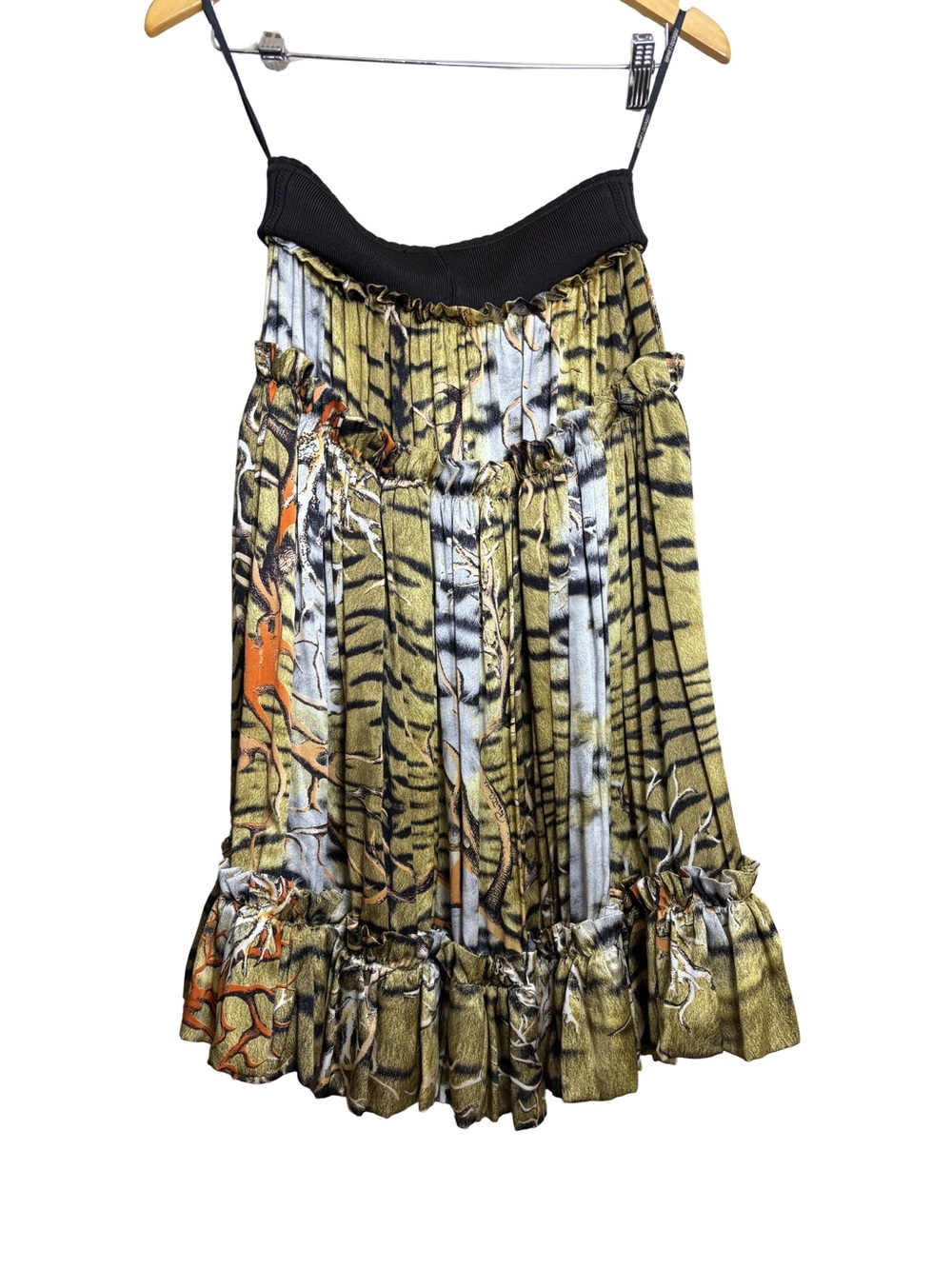 Roberto Cavalli SS2005 Coral Animal Print Silk Midi Skirt - Picture 5 of 9